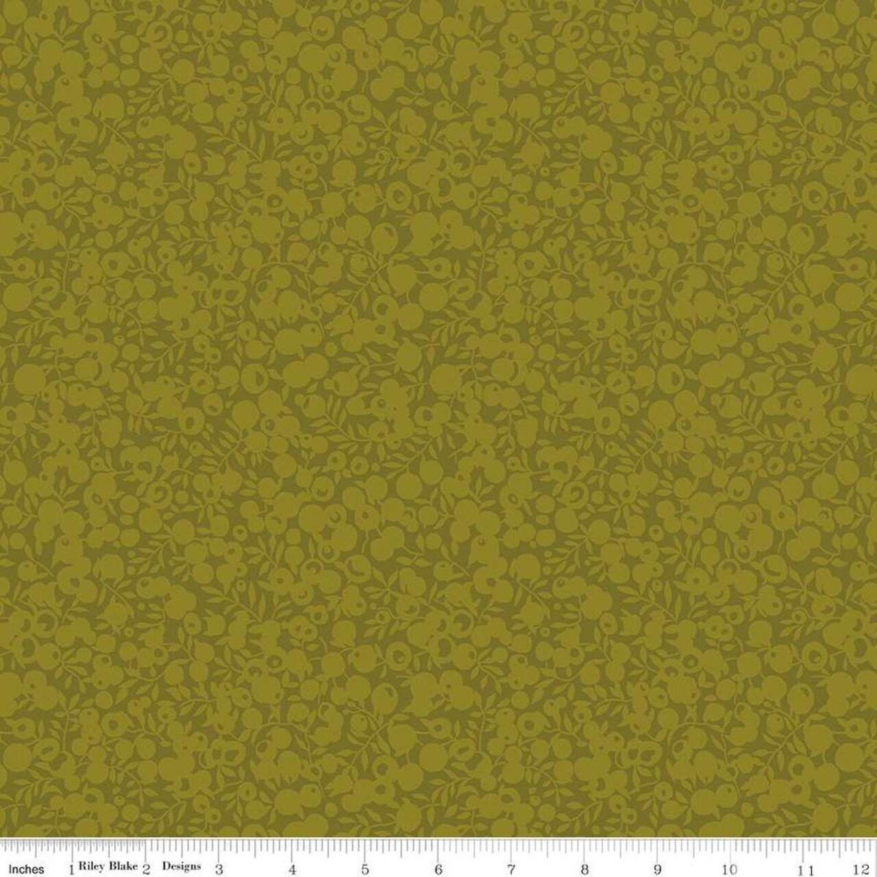 Fabric Liberty Olive Wiltshire Shadow by the Quarter Yard 01666563A